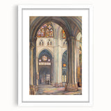 Modern Wall Art - Toledo Cathedral | Vibrant Architectural Masterpiece