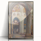 Modern Wall Art - Toledo Cathedral | Vibrant Architectural Masterpiece