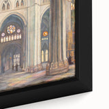 Modern Wall Art - Toledo Cathedral | Vibrant Architectural Masterpiece