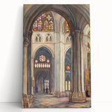 Modern Wall Art - Toledo Cathedral | Vibrant Architectural Masterpiece