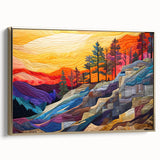 Framed abstract wall art featuring dynamic gold strokes on a textured canvas, displayed from the side to showcase its elegant design and modern aesthetic.