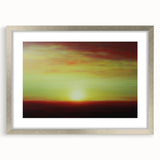 Modern Office Art - Abstract Sunset Landscape Canvas Print