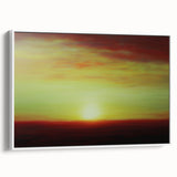 Modern Office Art - Abstract Sunset Landscape Canvas Print