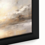 Close-up of a framed abstract landscape wall art piece showcasing vibrant colors and intricate details, perfect for modern home decor and artistic expression.