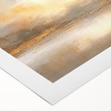 Abstract landscape wall art on rolled canvas featuring vibrant colors and fluid shapes, ideal for modern home decor. Packaged securely in a sturdy tube.