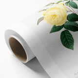 Neoclassical Art Print - Yellow Rose Botanical Illustration by Redouté