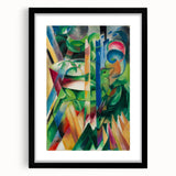 Expressionist Art: The Little Mountain Goats by Franz Marc Print
