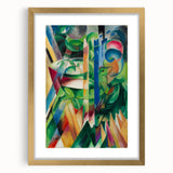 Expressionist Art: The Little Mountain Goats by Franz Marc Print