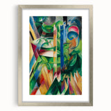 Expressionist Art: The Little Mountain Goats by Franz Marc Print