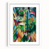Expressionist Art: The Little Mountain Goats by Franz Marc Print