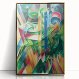 Expressionist Art: The Little Mountain Goats by Franz Marc Print