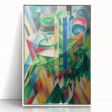 Expressionist Art: The Little Mountain Goats by Franz Marc Print