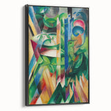 Expressionist Art: The Little Mountain Goats by Franz Marc Print