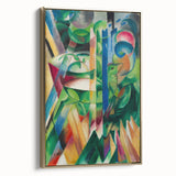 Expressionist Art: The Little Mountain Goats by Franz Marc Print