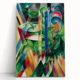 Expressionist Art: The Little Mountain Goats by Franz Marc Print