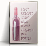 Art deco poster of assorted beverages and fruits in bold black outlines on a silver acrylic frame.