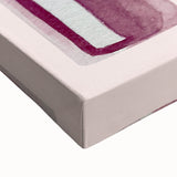 Large art depicting a black and white landscape painting on stretched canvas, suitable for bedroom wall decor.