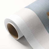 Art deco poster featuring an assortment of colorful fruits on a rolled canvas.