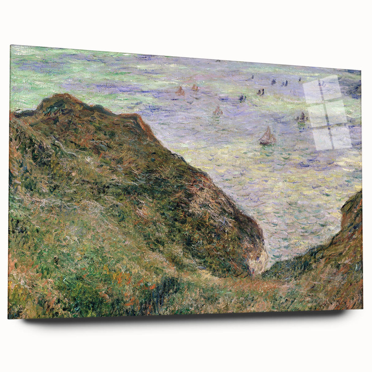 Claude Monet's View Over the Sea - Impressionist Coastal Landscape Art