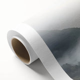 Rolled canvas artwork depicting a vibrant landscape bridge scene, featuring rich colors and intricate details, ideal for home decor and art enthusiasts.