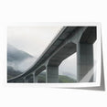 Landscape bridge rolled print showcasing a serene natural scene, featuring vibrant colors and intricate details, packaged securely in a protective tube for easy transport. Ideal for home decor enthusiasts seeking unique wall art that enhances any space.