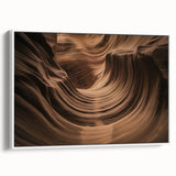 Framed canvas artwork depicting vibrant canyons in a stunning landscape view, showcasing rich colors and textures, ideal for home decor in natural themes.