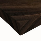 Close-up of a stretched canvas print showcasing a vibrant landscape of canyons, highlighting rich earthy tones and intricate textures, ideal for home decor.