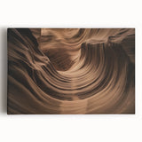 Stretched canvas artwork depicting a vibrant landscape of colorful canyons under a clear blue sky, perfect for enhancing home decor with natural beauty and artistic flair.