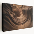 Stretched canvas artwork showcasing a vibrant landscape of canyons in warm earth tones, perfect for home decor, evoking a sense of adventure and tranquility. Ideal for nature enthusiasts.