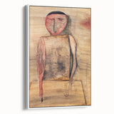 Modern Wall Art of Abstract Figure - Subtle Earthy Contemporary Art Print