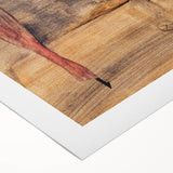 Modern Wall Art of Abstract Figure - Subtle Earthy Contemporary Art Print