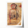 Modern Wall Art of Abstract Figure - Subtle Earthy Contemporary Art Print