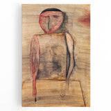 Modern Wall Art of Abstract Figure - Subtle Earthy Contemporary Art Print