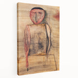 Modern Wall Art of Abstract Figure - Subtle Earthy Contemporary Art Print