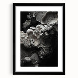 Colorful abstract art print with textured elements in vibrant hues on a large framed canvas, suitable for living room decor.