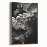 Framed canvas showing a vintage landscape painting with muted earth tones, ideal for bedroom wall art.