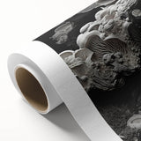 Art deco poster featuring pastel-toned natural elements on rolled canvas, suitable for nursery wall art.