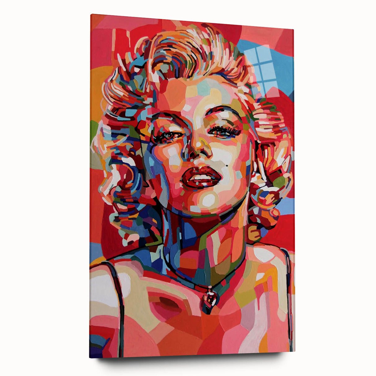 Vibrant Pop Art Wall Art – Colorful Monroe Canvas Print