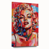 Vibrant Pop Art Wall Art – Colorful Monroe Canvas Print