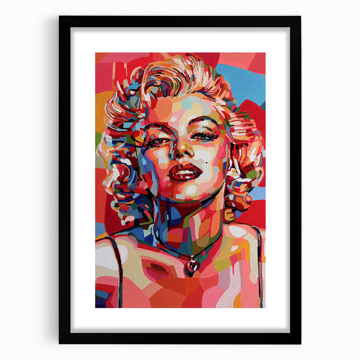 Vibrant Pop Art Wall Art – Colorful Monroe Canvas Print