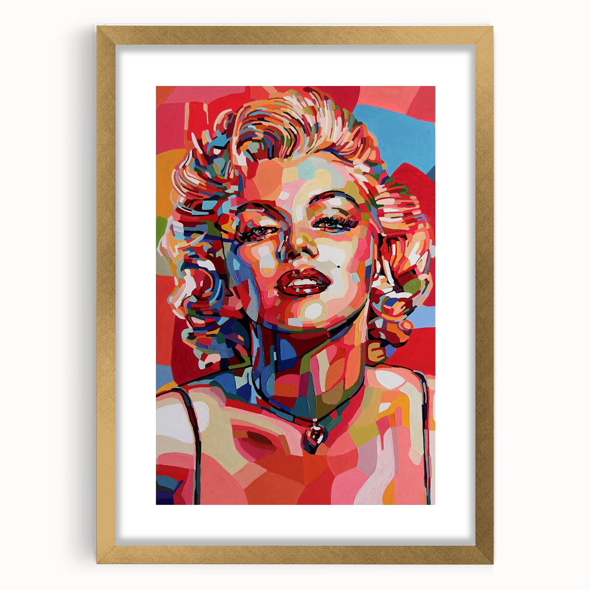 Vibrant Pop Art Wall Art – Colorful Monroe Canvas Print
