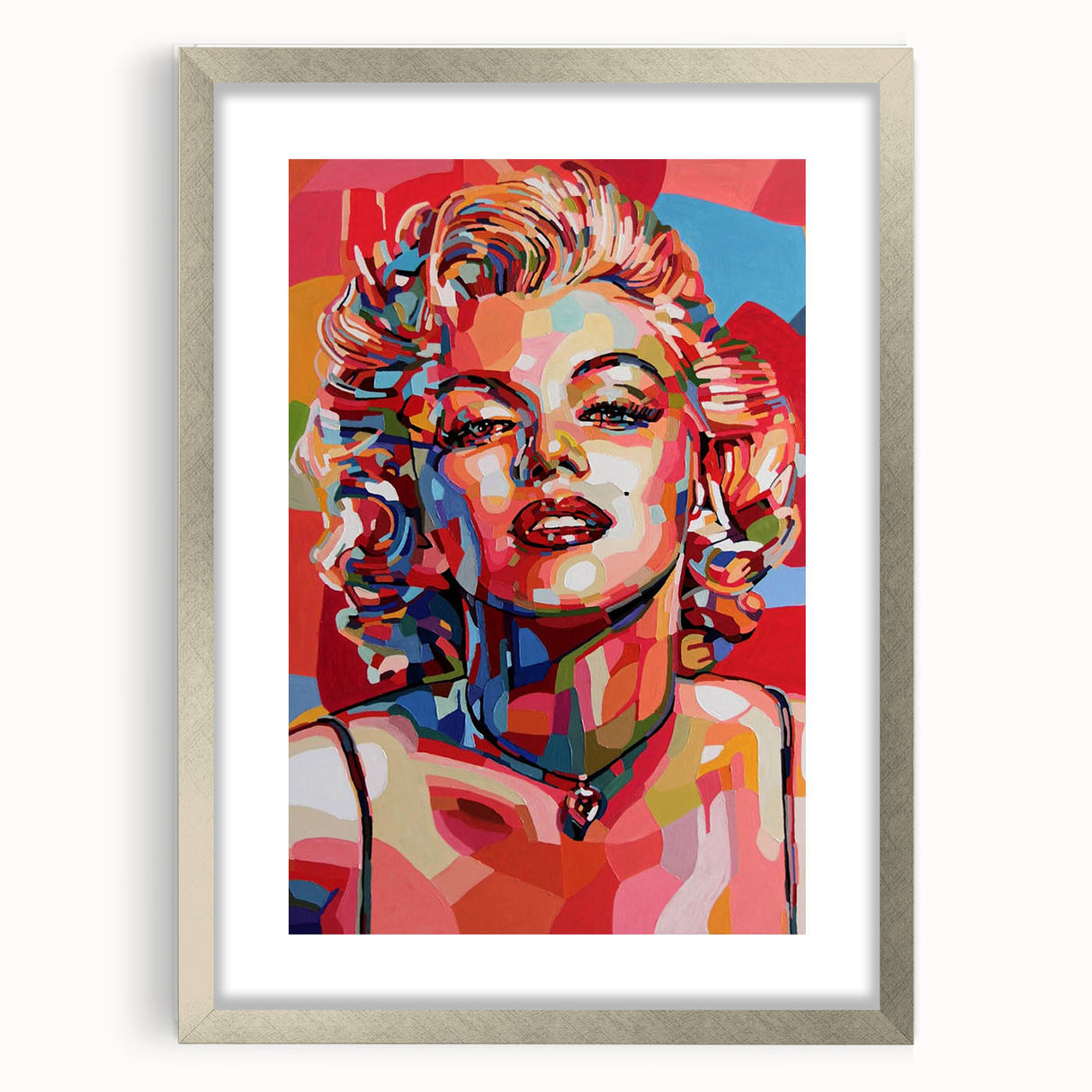 Vibrant Pop Art Wall Art – Colorful Monroe Canvas Print