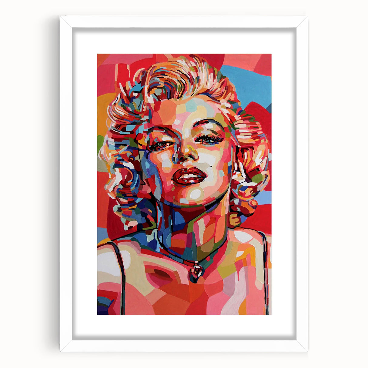 Vibrant Pop Art Wall Art – Colorful Monroe Canvas Print