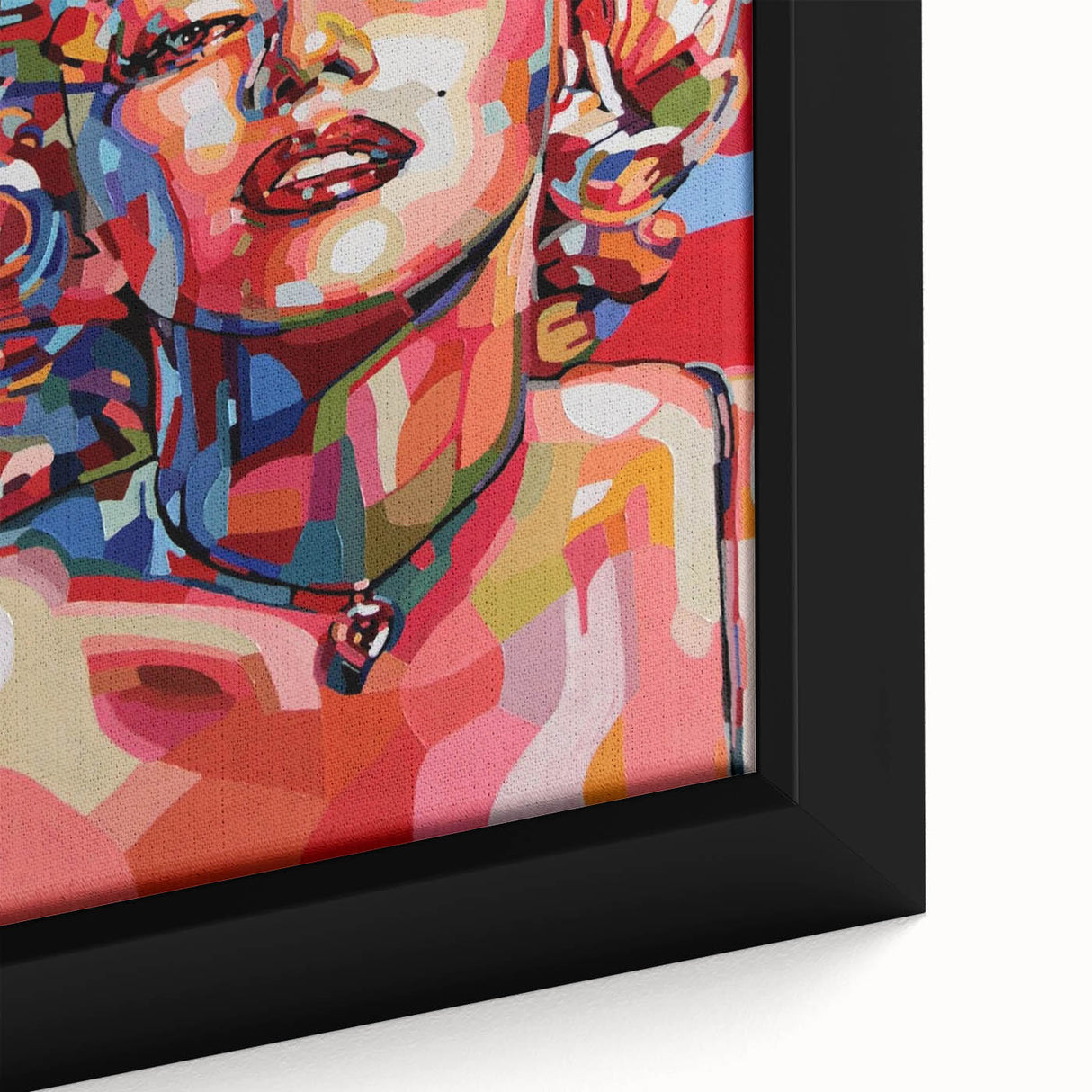 Vibrant Pop Art Wall Art – Colorful Monroe Canvas Print