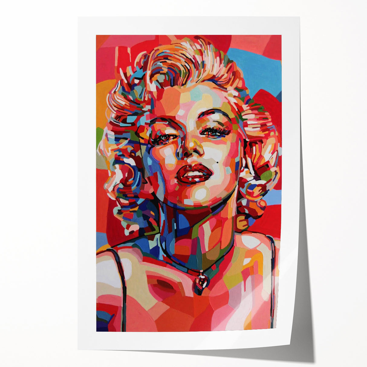 Vibrant Pop Art Wall Art – Colorful Monroe Canvas Print