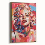 Vibrant Pop Art Wall Art – Colorful Monroe Canvas Print