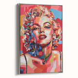 Vibrant Pop Art Wall Art – Colorful Monroe Canvas Print