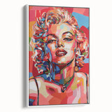 Vibrant Pop Art Wall Art – Colorful Monroe Canvas Print