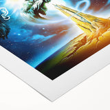 Retro Wall Art - The Neverending Story Movie Poster - 80s Fantasy Art