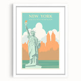 Retro New York City Poster – Vintage Prints & Timeless Skyline Art